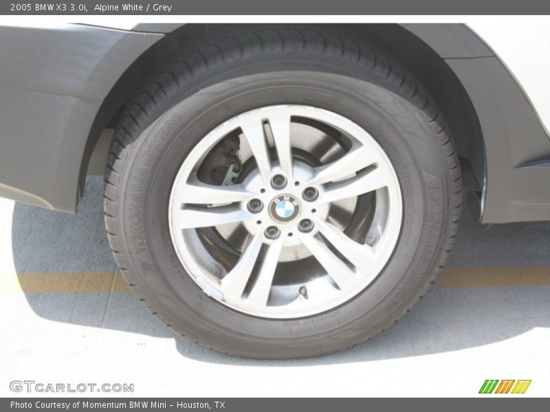 Alpine White / Grey 2005 BMW X3 3.0i