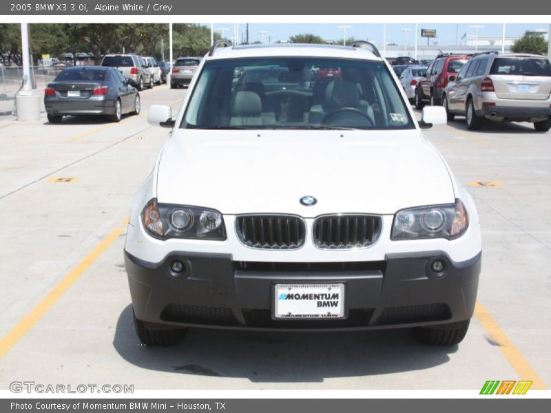 Alpine White / Grey 2005 BMW X3 3.0i