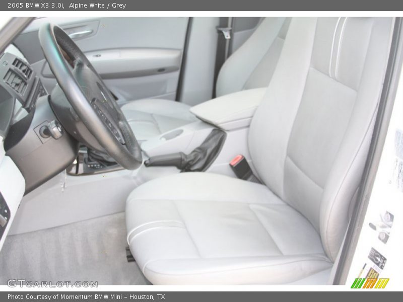 Alpine White / Grey 2005 BMW X3 3.0i