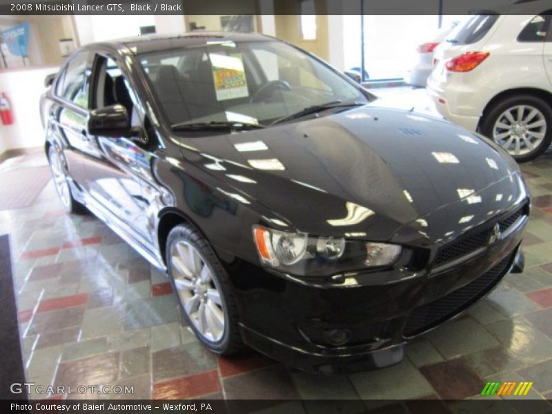 Black / Black 2008 Mitsubishi Lancer GTS