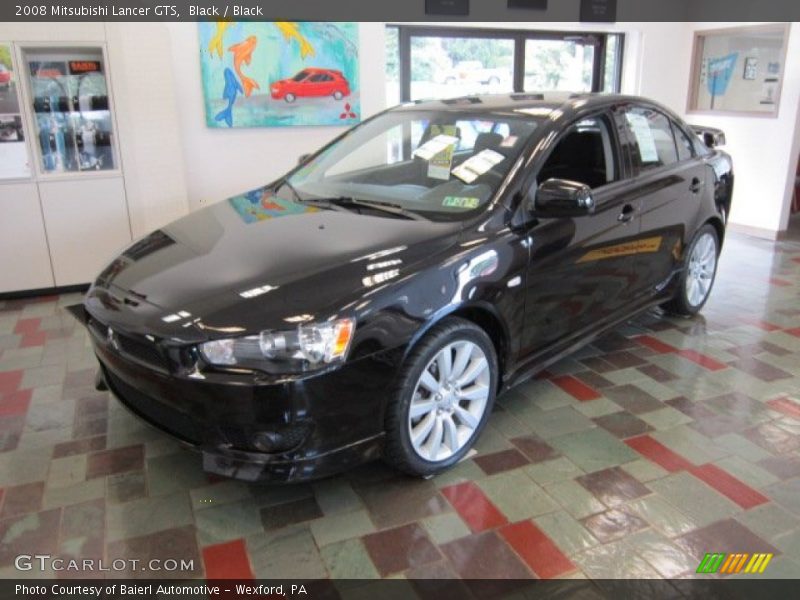 Black / Black 2008 Mitsubishi Lancer GTS