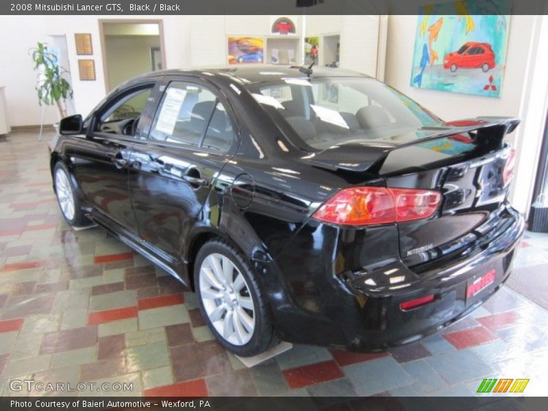 Black / Black 2008 Mitsubishi Lancer GTS
