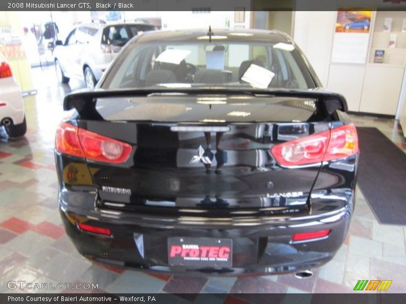 Black / Black 2008 Mitsubishi Lancer GTS