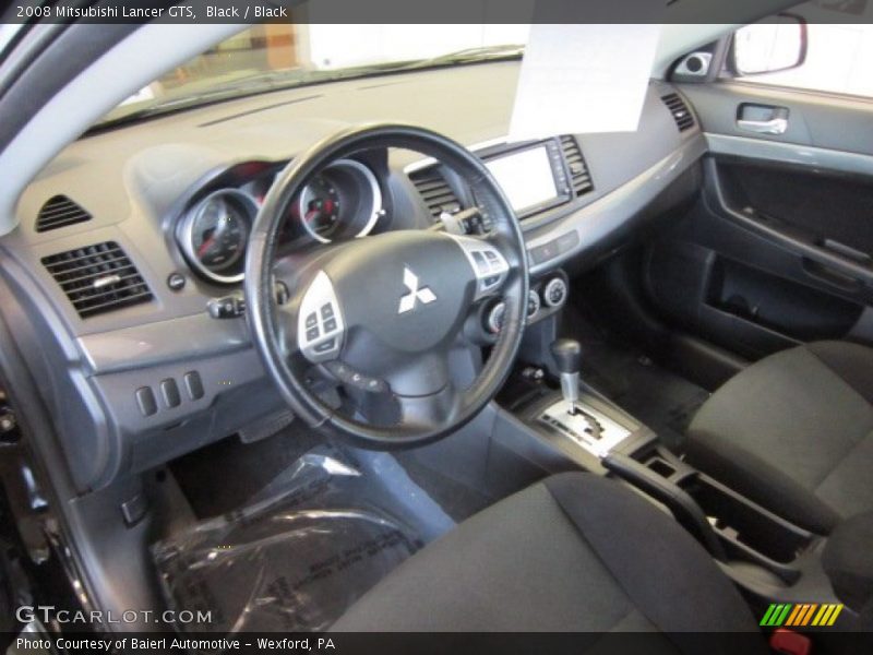 Black / Black 2008 Mitsubishi Lancer GTS