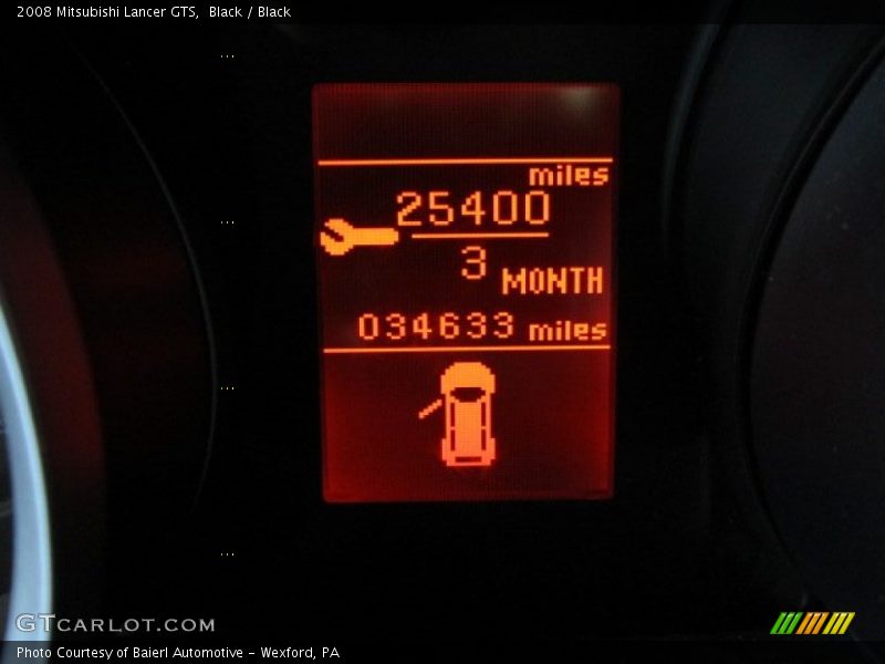 Black / Black 2008 Mitsubishi Lancer GTS