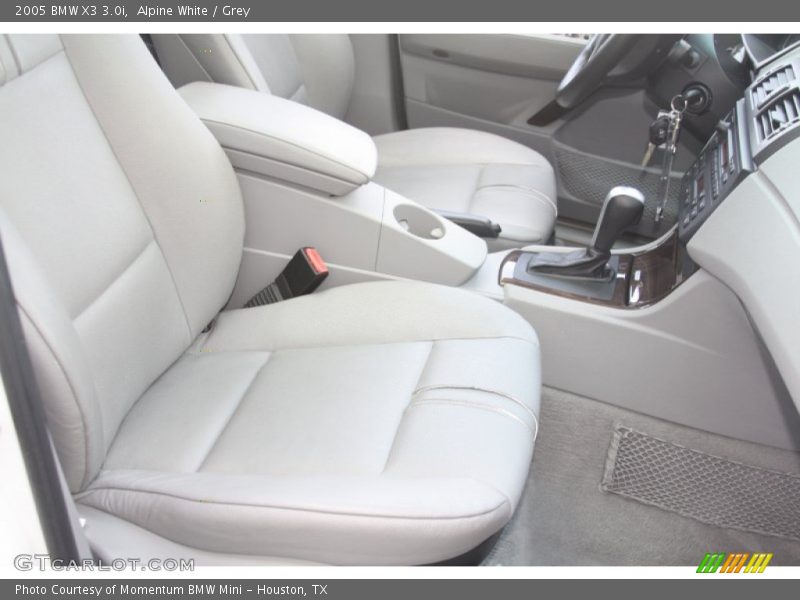 Alpine White / Grey 2005 BMW X3 3.0i