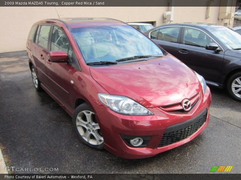 Copper Red Mica / Sand 2009 Mazda MAZDA5 Touring