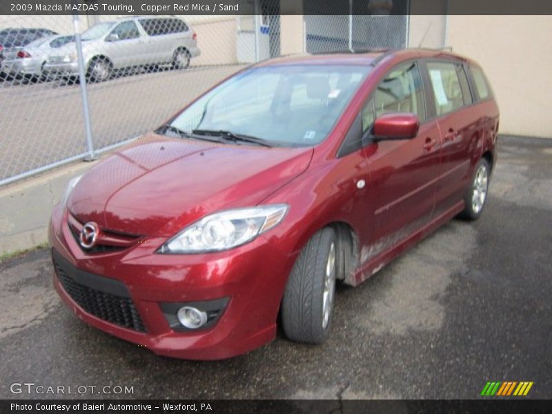 Copper Red Mica / Sand 2009 Mazda MAZDA5 Touring