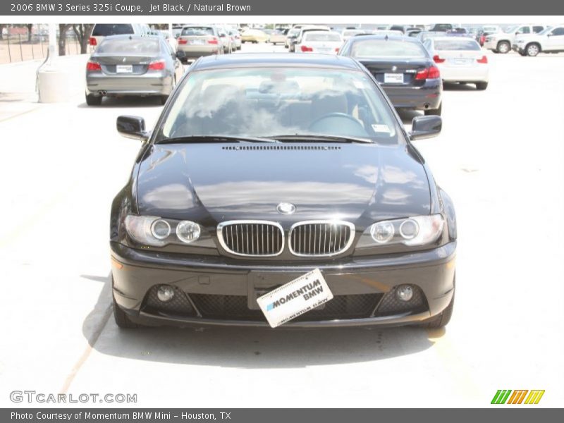 Jet Black / Natural Brown 2006 BMW 3 Series 325i Coupe