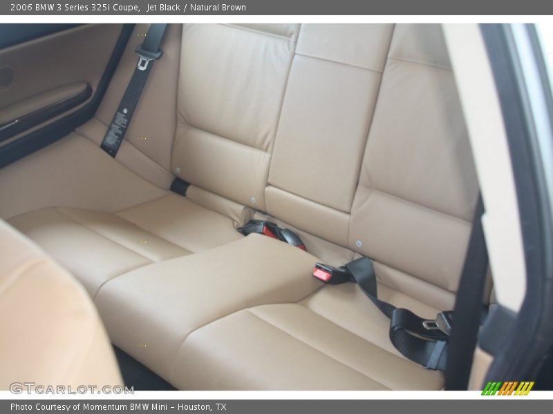 Jet Black / Natural Brown 2006 BMW 3 Series 325i Coupe