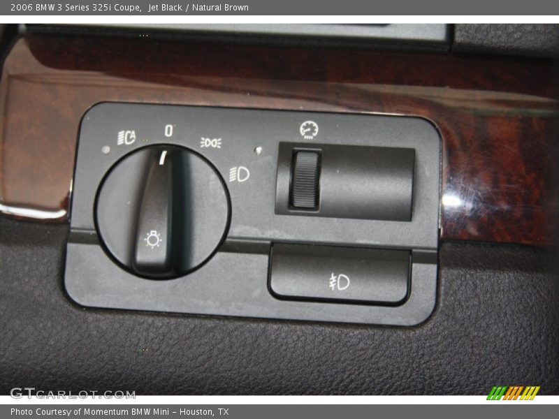 Jet Black / Natural Brown 2006 BMW 3 Series 325i Coupe