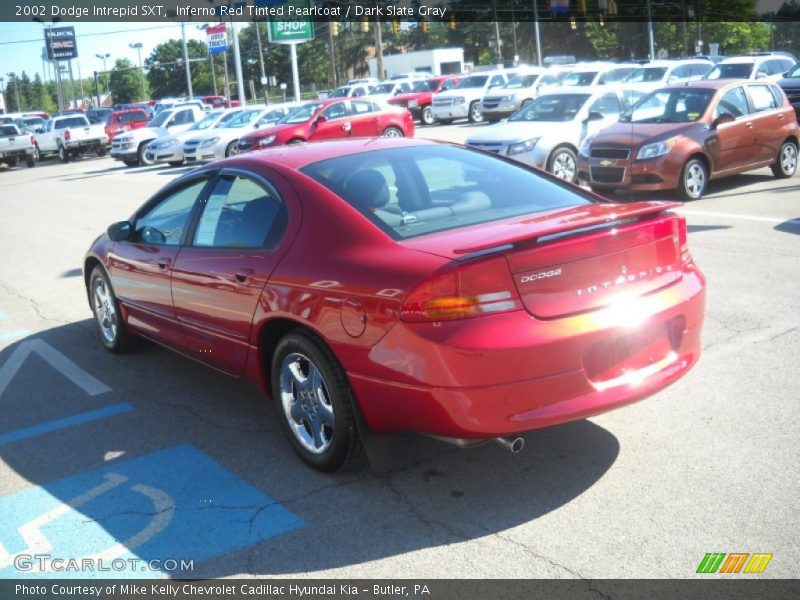 Inferno Red Tinted Pearlcoat / Dark Slate Gray 2002 Dodge Intrepid SXT
