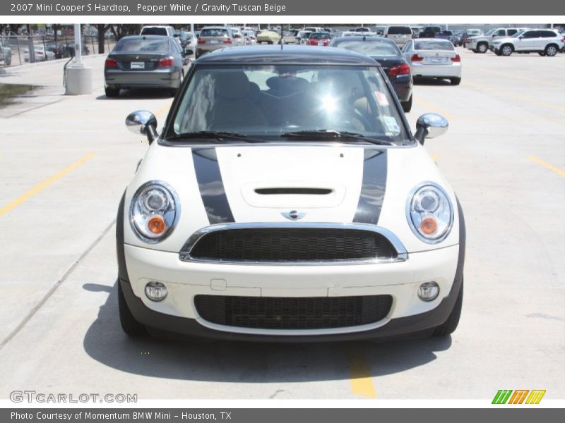 Pepper White / Gravity Tuscan Beige 2007 Mini Cooper S Hardtop