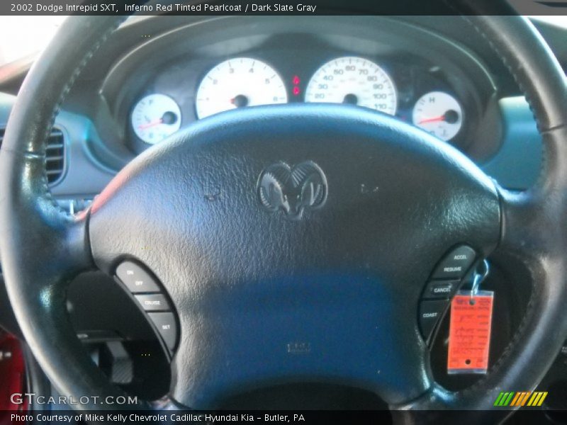 Inferno Red Tinted Pearlcoat / Dark Slate Gray 2002 Dodge Intrepid SXT