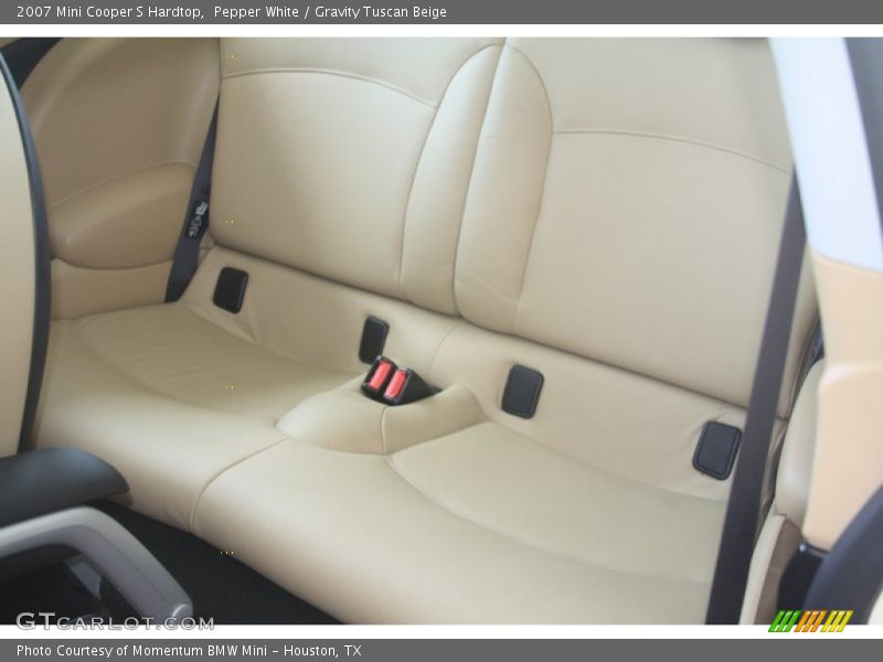 Pepper White / Gravity Tuscan Beige 2007 Mini Cooper S Hardtop