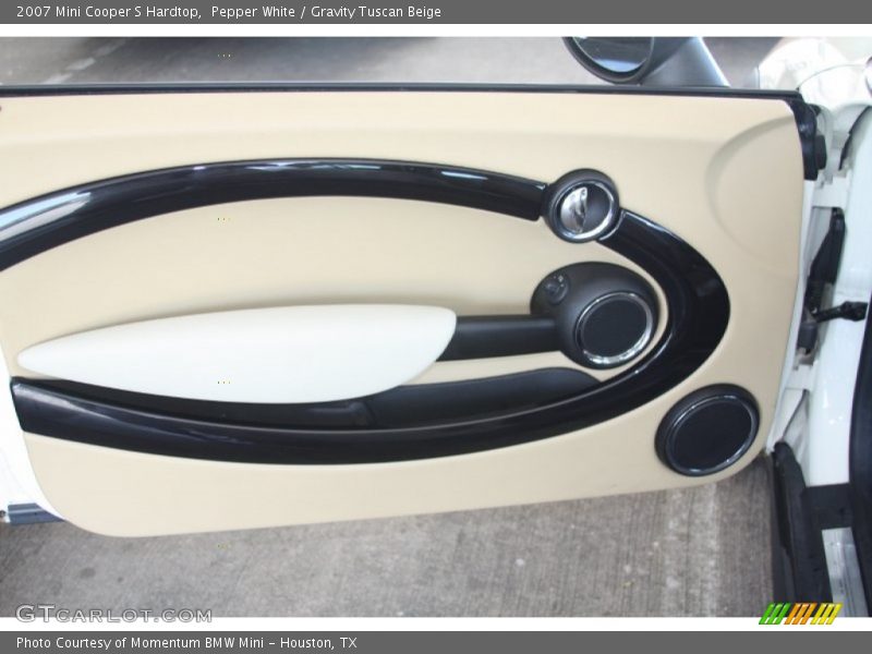 Pepper White / Gravity Tuscan Beige 2007 Mini Cooper S Hardtop