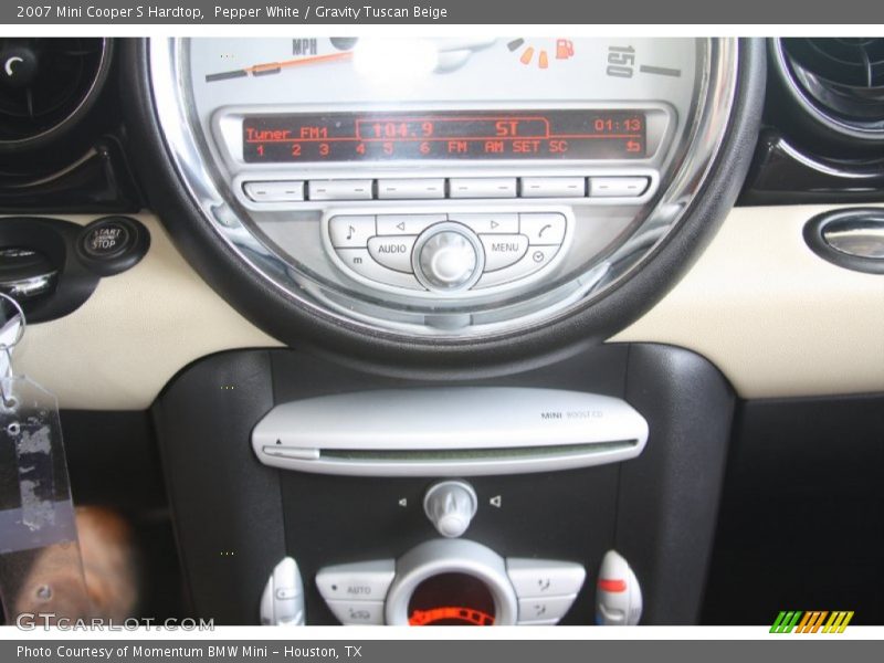Pepper White / Gravity Tuscan Beige 2007 Mini Cooper S Hardtop