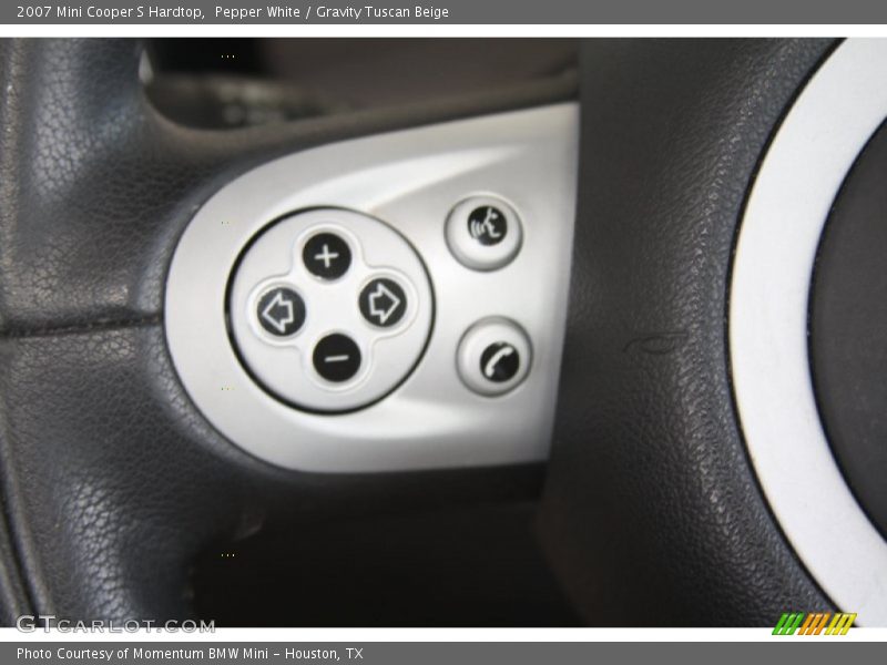 Pepper White / Gravity Tuscan Beige 2007 Mini Cooper S Hardtop