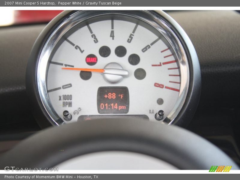 Pepper White / Gravity Tuscan Beige 2007 Mini Cooper S Hardtop