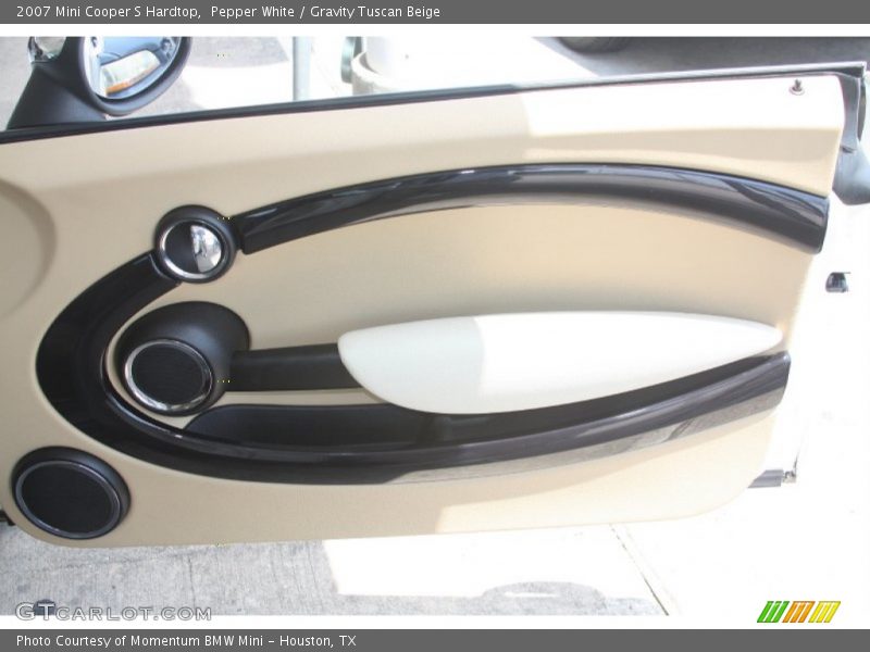 Pepper White / Gravity Tuscan Beige 2007 Mini Cooper S Hardtop