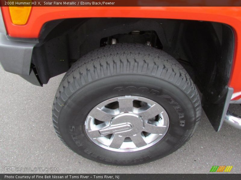 Solar Flare Metallic / Ebony Black/Pewter 2008 Hummer H3 X