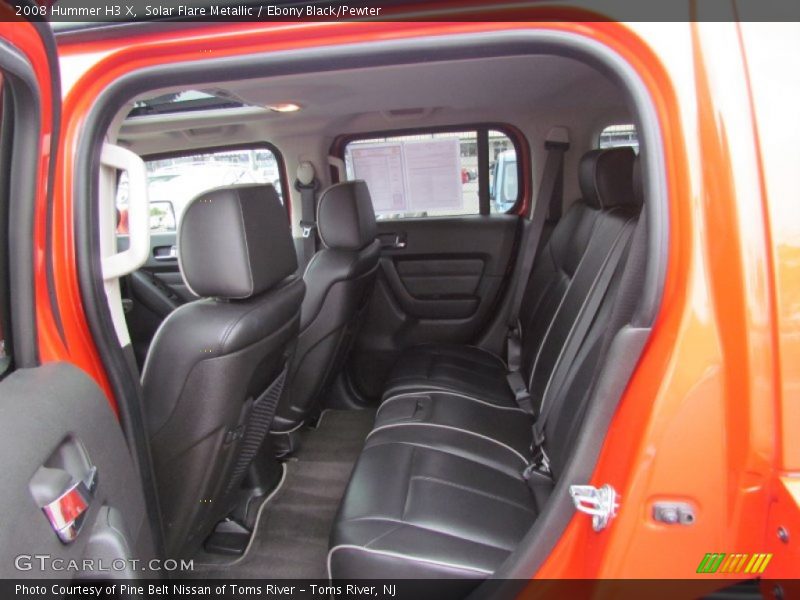  2008 H3 X Ebony Black/Pewter Interior