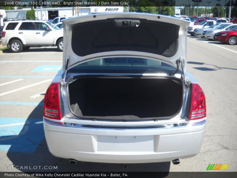 Bright Silver Metallic / Dark Slate Gray 2008 Chrysler 300 C HEMI AWD