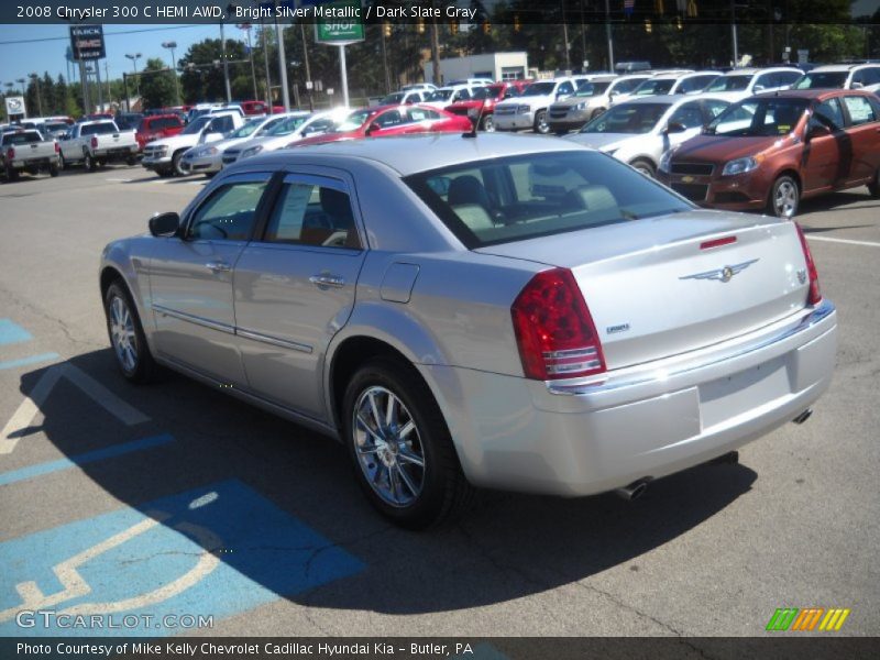 Bright Silver Metallic / Dark Slate Gray 2008 Chrysler 300 C HEMI AWD