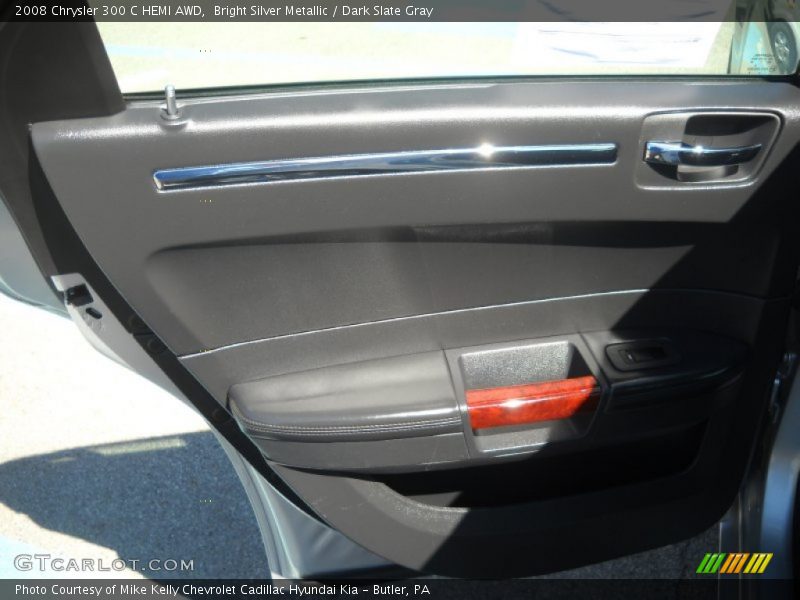 Bright Silver Metallic / Dark Slate Gray 2008 Chrysler 300 C HEMI AWD