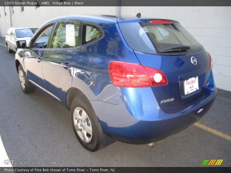 Indigo Blue / Black 2009 Nissan Rogue S AWD
