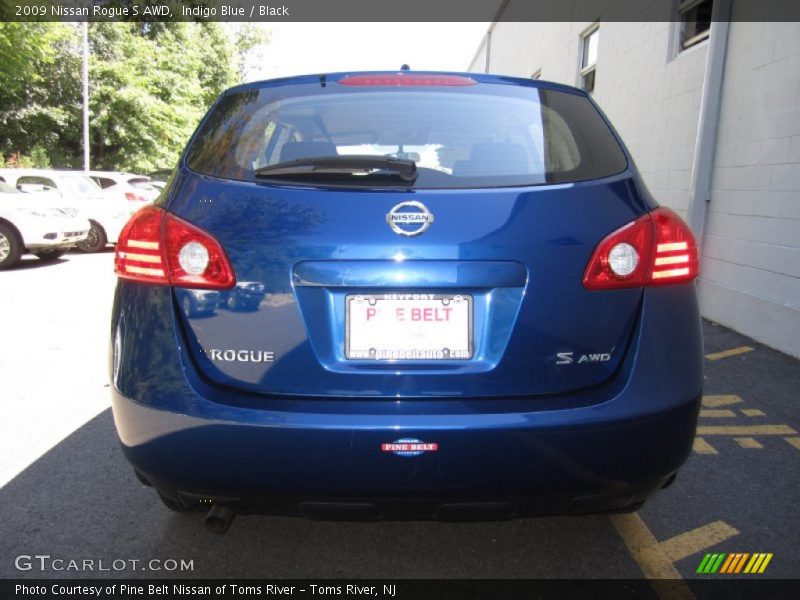 Indigo Blue / Black 2009 Nissan Rogue S AWD
