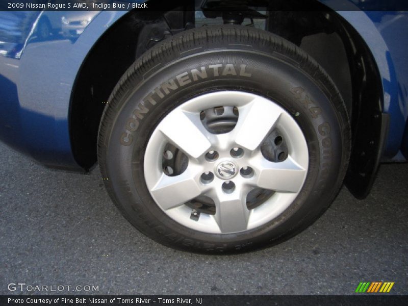 Indigo Blue / Black 2009 Nissan Rogue S AWD