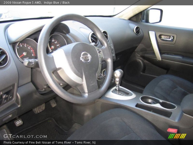 Indigo Blue / Black 2009 Nissan Rogue S AWD