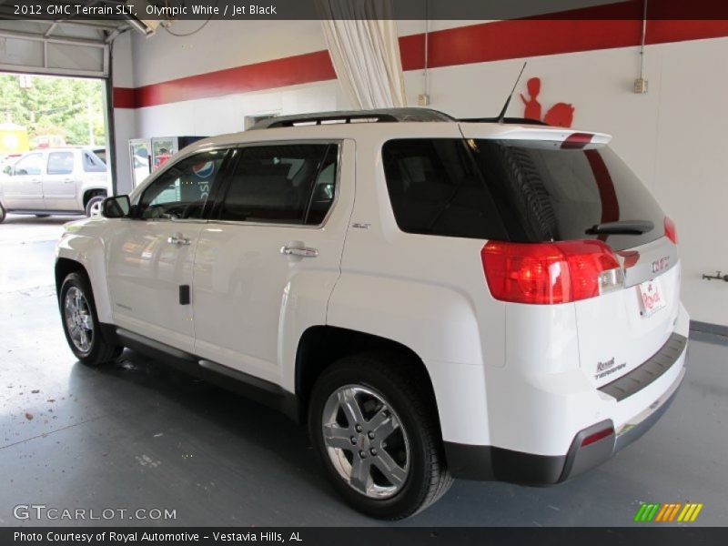 Olympic White / Jet Black 2012 GMC Terrain SLT