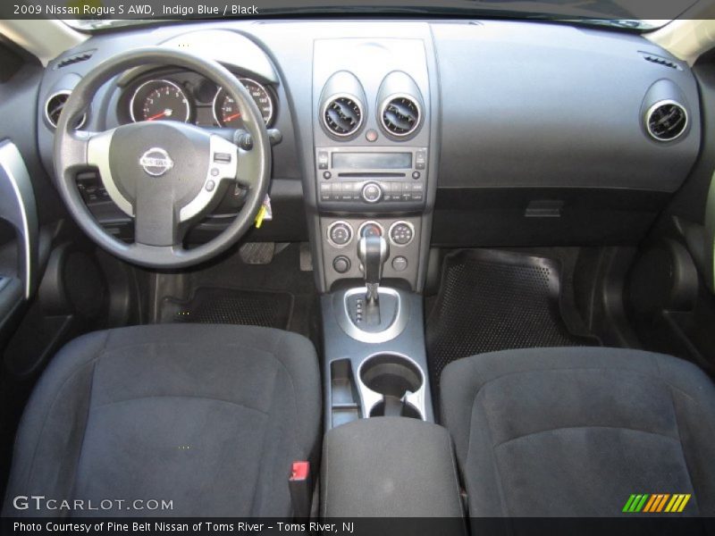 Indigo Blue / Black 2009 Nissan Rogue S AWD