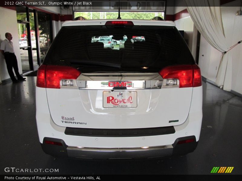 Olympic White / Jet Black 2012 GMC Terrain SLT