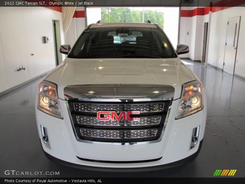 Olympic White / Jet Black 2012 GMC Terrain SLT
