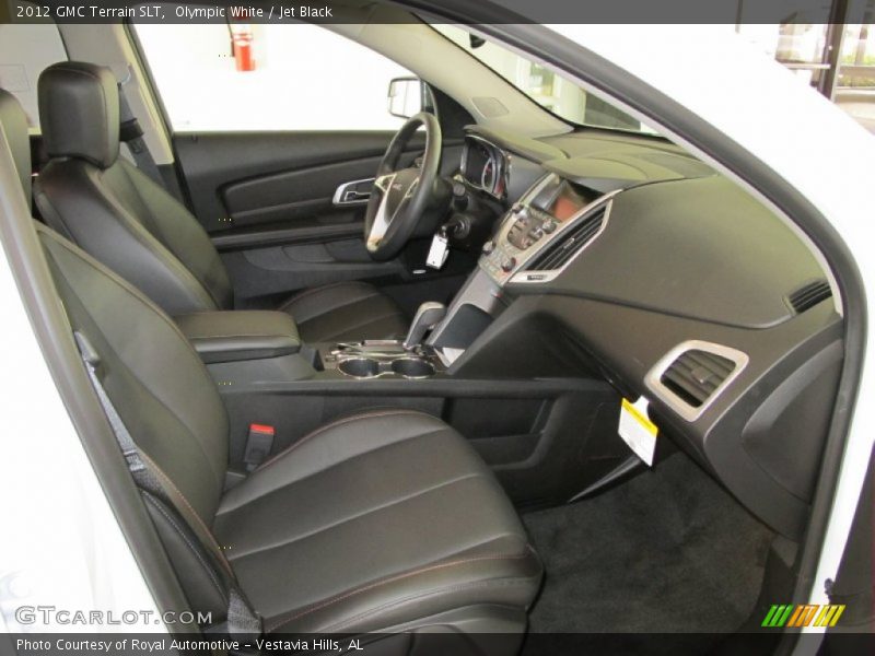 Olympic White / Jet Black 2012 GMC Terrain SLT