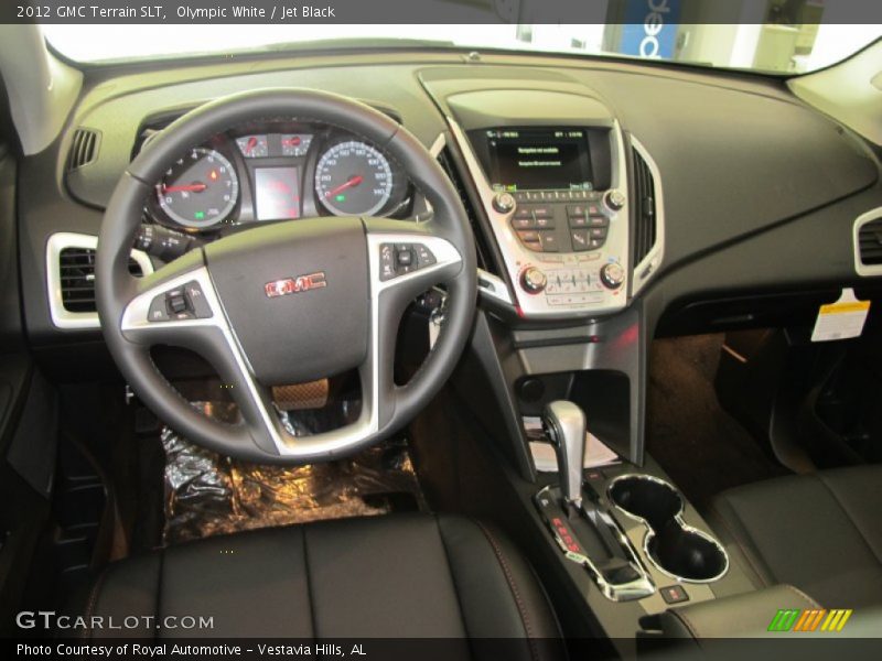 Olympic White / Jet Black 2012 GMC Terrain SLT
