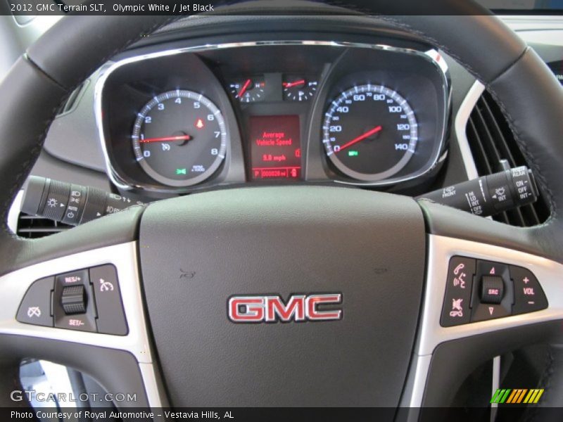 Olympic White / Jet Black 2012 GMC Terrain SLT