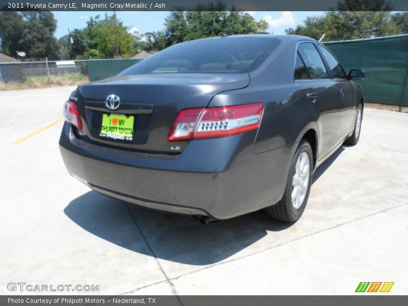 Magnetic Gray Metallic / Ash 2011 Toyota Camry LE