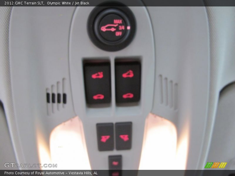 Olympic White / Jet Black 2012 GMC Terrain SLT