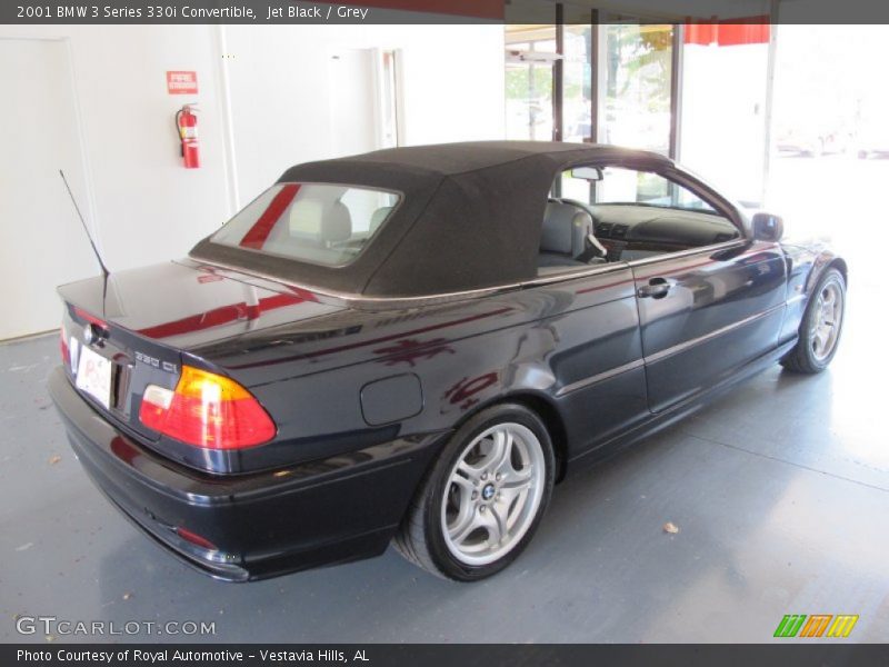 Jet Black / Grey 2001 BMW 3 Series 330i Convertible