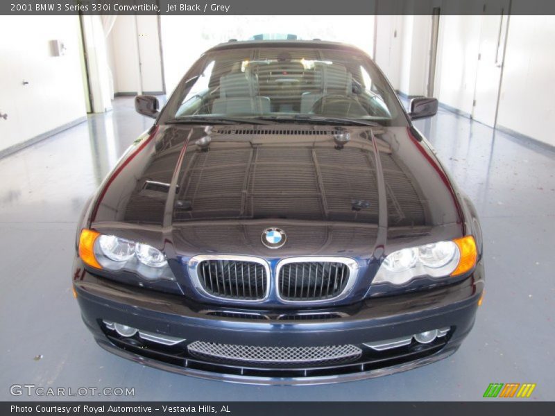 Jet Black / Grey 2001 BMW 3 Series 330i Convertible