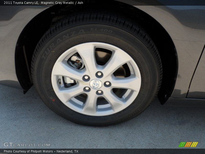 Magnetic Gray Metallic / Ash 2011 Toyota Camry LE