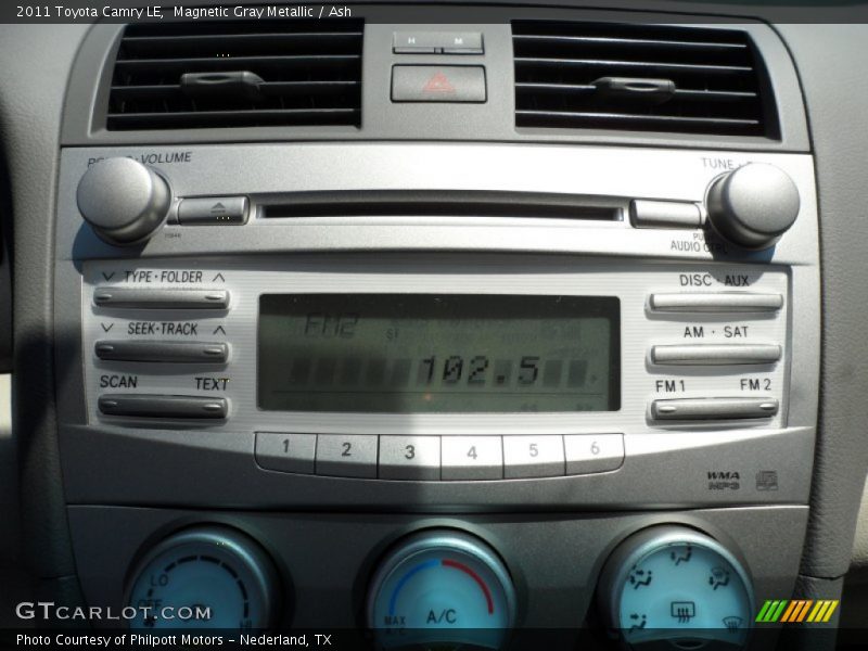Magnetic Gray Metallic / Ash 2011 Toyota Camry LE