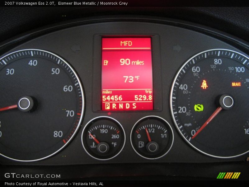  2007 Eos 2.0T 2.0T Gauges