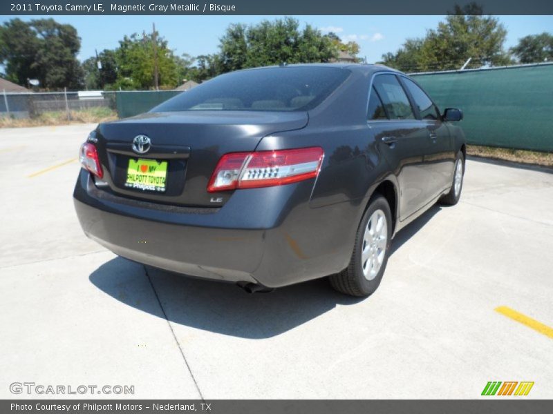 Magnetic Gray Metallic / Bisque 2011 Toyota Camry LE