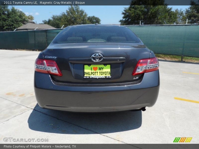 Magnetic Gray Metallic / Bisque 2011 Toyota Camry LE