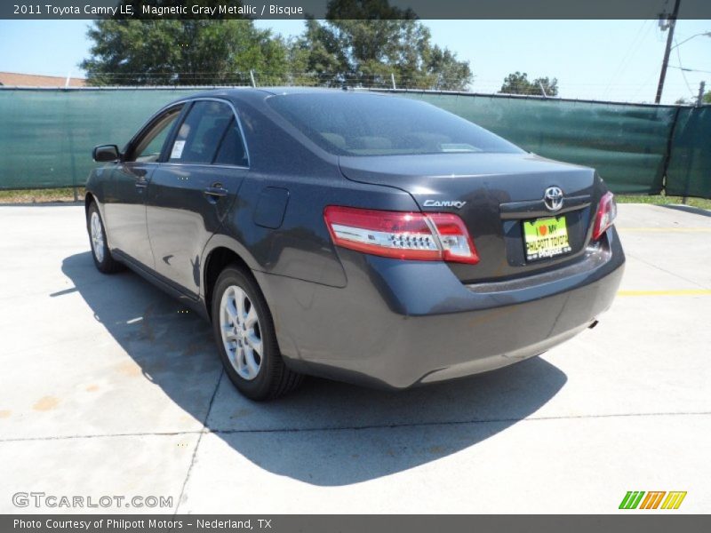 Magnetic Gray Metallic / Bisque 2011 Toyota Camry LE